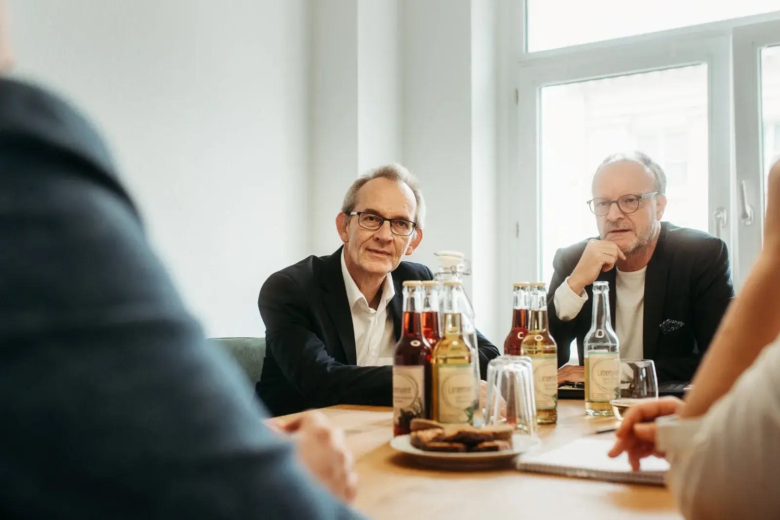 Michael Müller und Jörg Michael im Gespräch